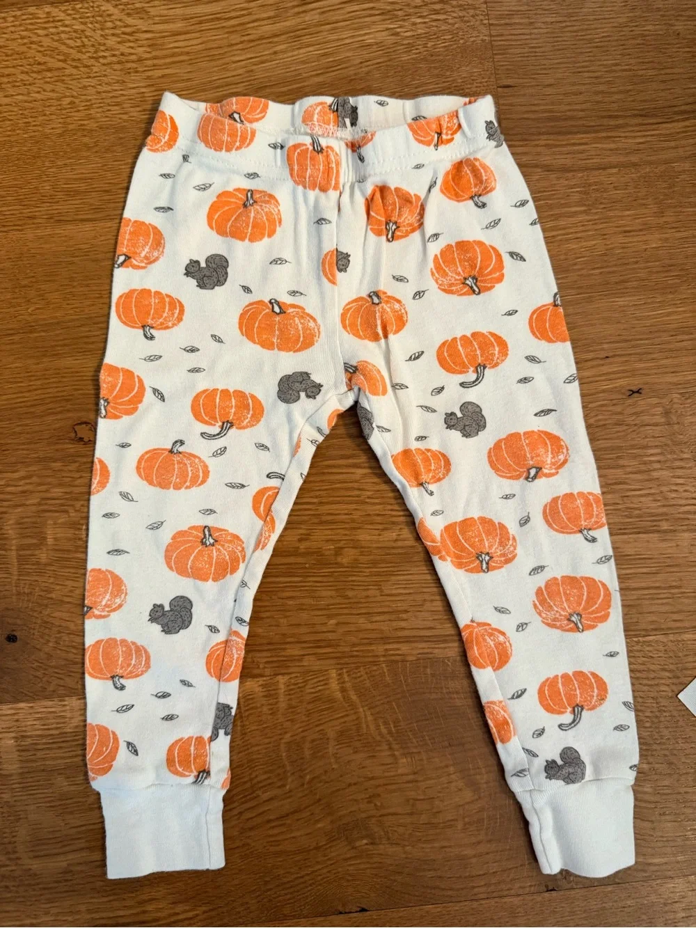 LITTLE PLANET | 2-Piece Organic Cotton Pajamas in Harvest Pumpkins